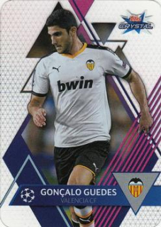 Goncalo Guedes Valencia CF 2019/20 Topps Crystal Champions League Base card #18
